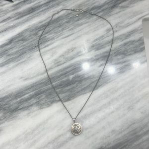 Reversible gold and silver Brighton necklace